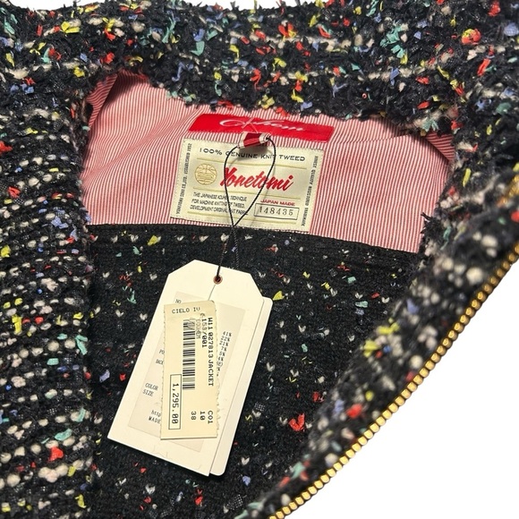 NWT Coohem Yaonetomi Japanese Tweed Jacket Sz 38 - Picture 8 of 13